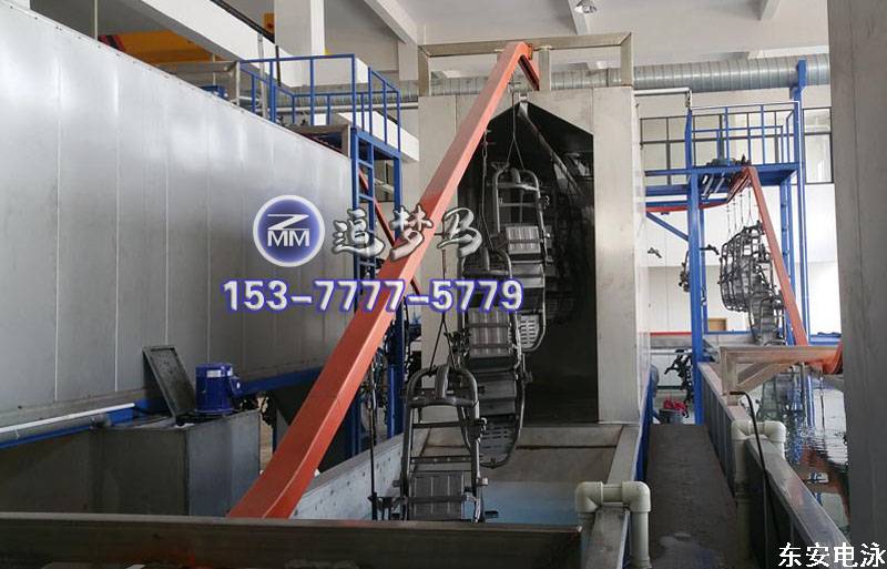 河北大城縣阜草摩托車(chē)架全自動(dòng)電泳線(xiàn)